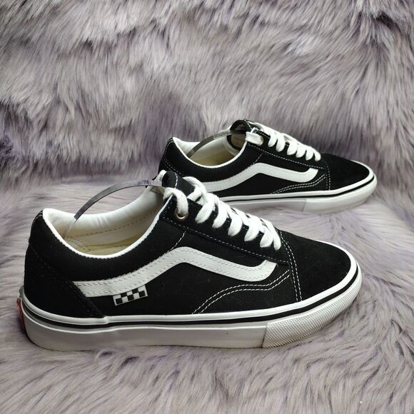 Vans Old Skool Black Suede Popcush Mens Size 5.5 - Picture 2 of 8